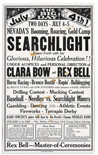 (WEST--NEVADA.) Group of Nevada mining town ephemera, including broadsides, prospectuses, and a photograph.